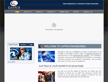 Tablet Screenshot of capriseng.com